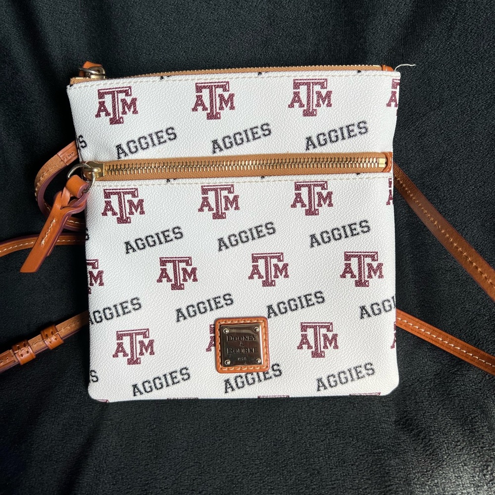 Texas A&M Aggies Dooney Bourne Crossbody Purse - Excellent Condition